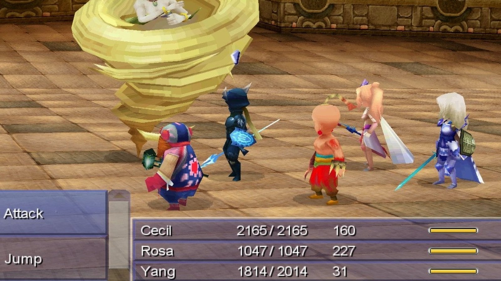 Final Fantasy IV turn-based combat