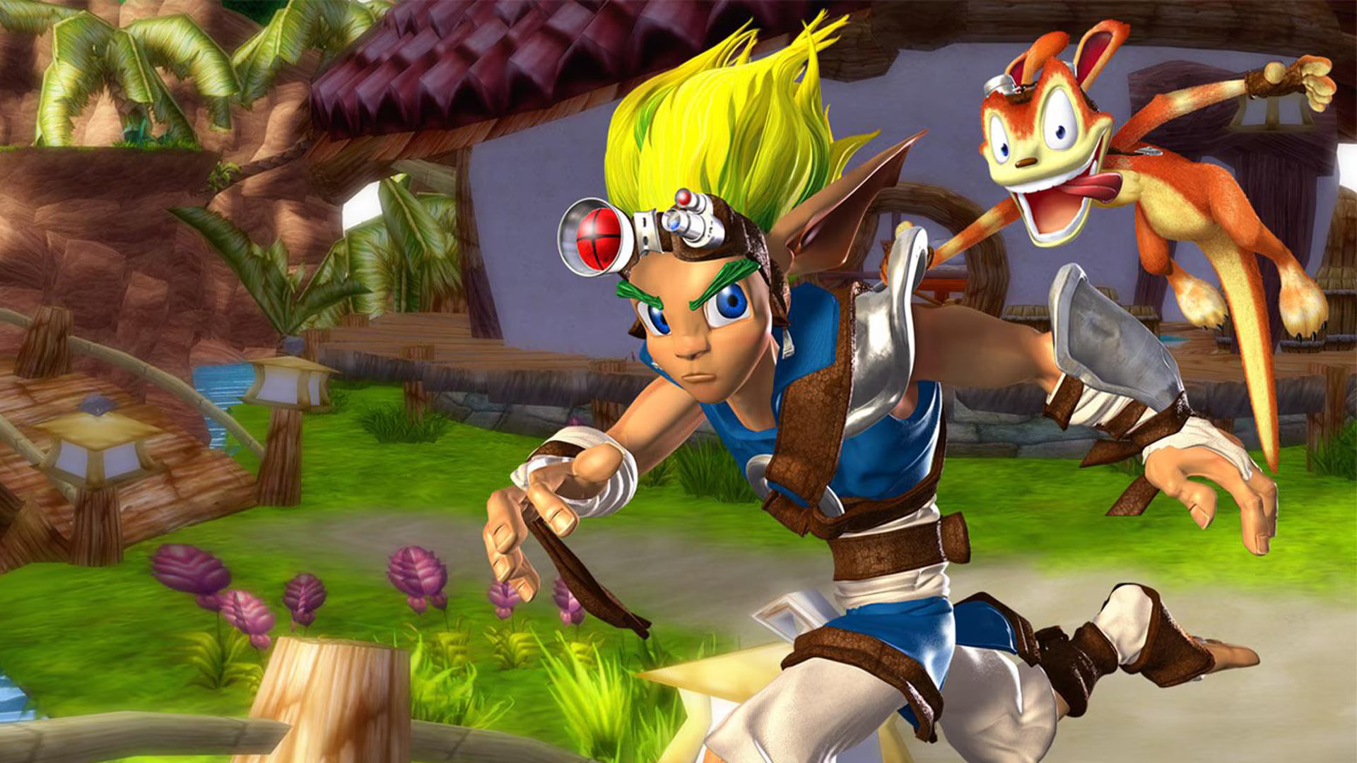 Cover art of Jak and Daxter: The Precursor Legacy video game