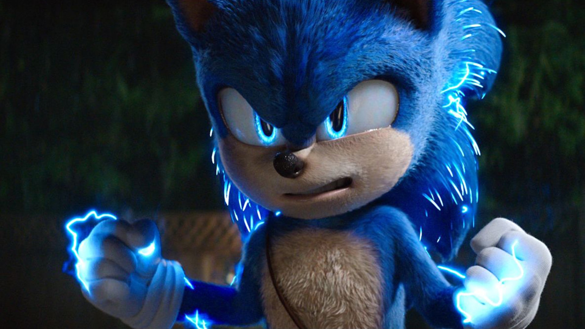 Sonic the Hedgehog from the movie adaptation