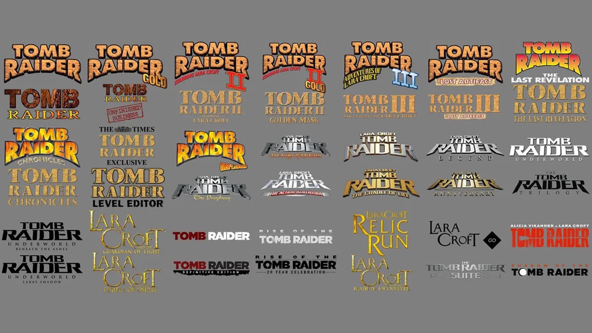 Tomb Raider Logos